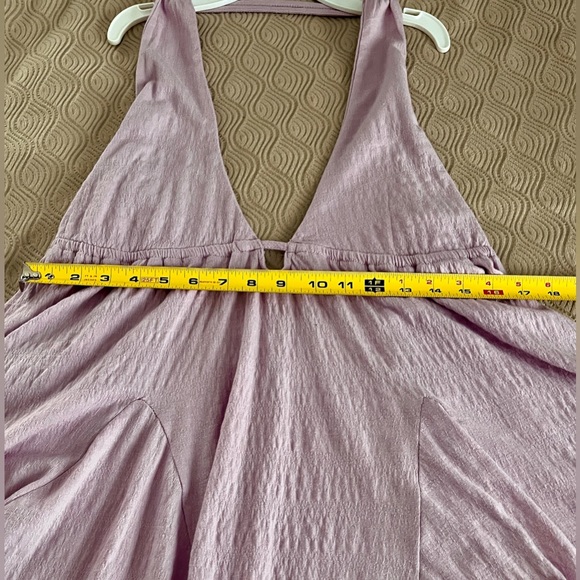 Free People NWOT Emma Louise mini dress in lavender ONLY size small - Picture 6 of 13